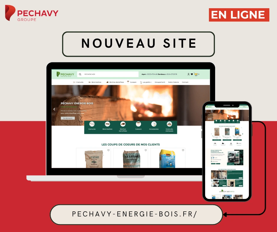 Péchavy Énergie Bois a un nouveau site internet !