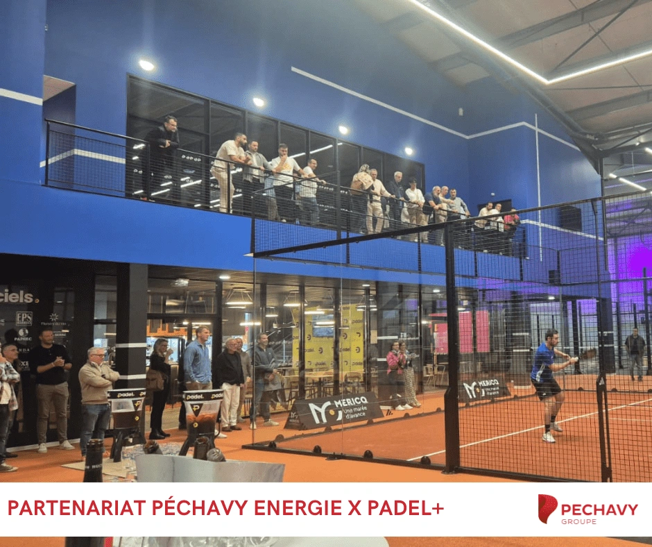 Péchavy Énergie partenaire Padel+ Agen