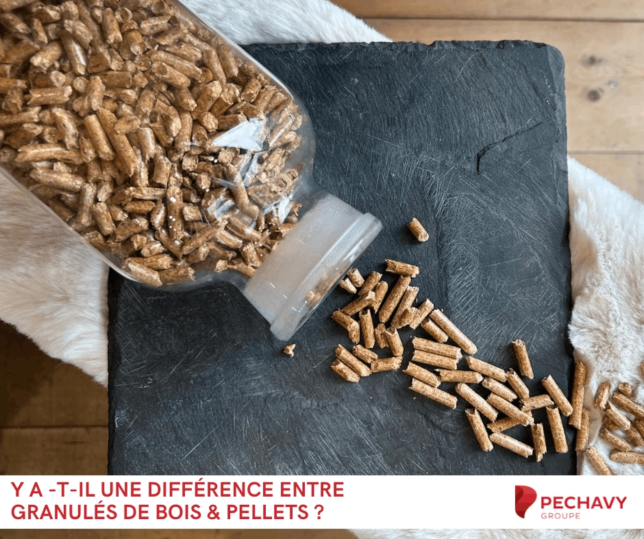 Différence entre granulés de bois et pellets (1)