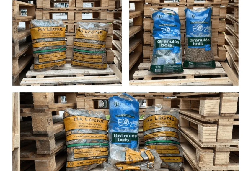 Le recyclage des sacs de granulés de bois