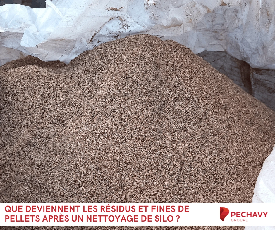 Que deviennent les résidus et fines de pellets après un nettoyage de silo - pechavy energie bois
