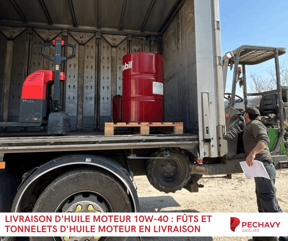 Livraison d'huile moteur 10W-40 fûts et tonnelets d'huile moteur en livraison (1)