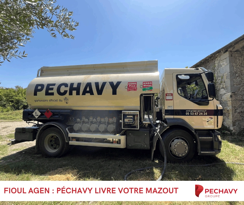 Fioul Agen, Péchavy Energie livre votre mazout dans le lot-et-garonne