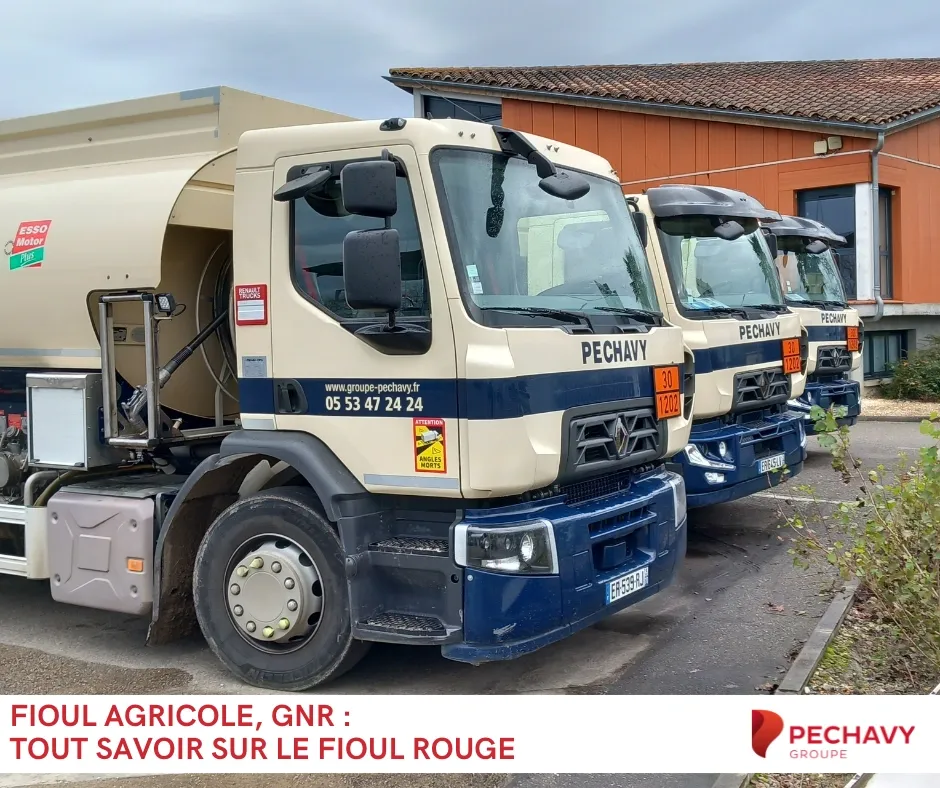Fioul Agricole GNR - Tout savoir sur le fioul rouge Pechavy Energie