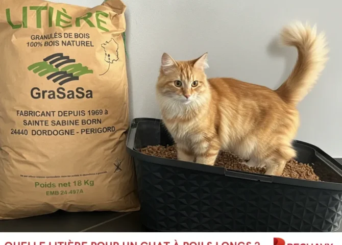 Quelle litière pour un chat à poils longs - Pechavy Energie Bois