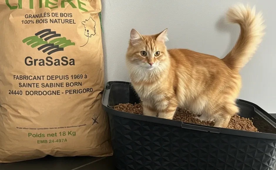 Quelle litière pour un chat à poils longs - Pechavy Energie Bois