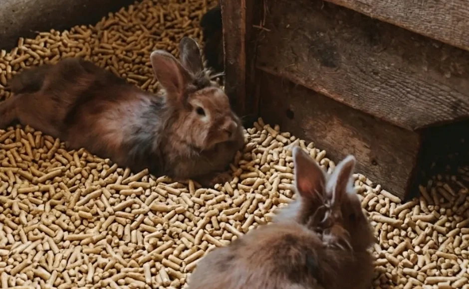litière anti odeur pour lapins - Pechavy Energie Bois litière en granulés de bois