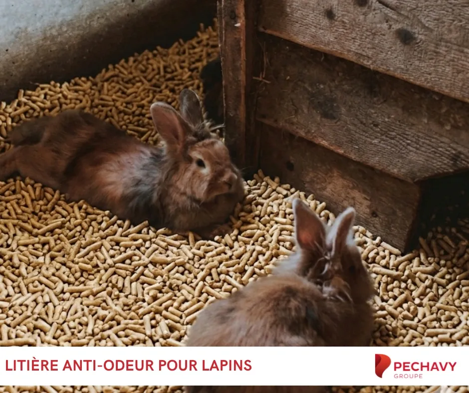 litière anti odeur pour lapins - Pechavy Energie Bois litière en granulés de bois