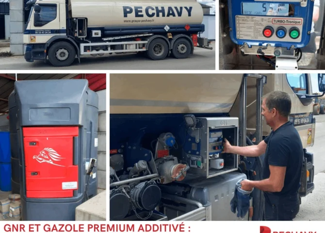 Péchavy Energie GNR et Gazole premium additivé des carburants performants pour les professionnels du terrassement
