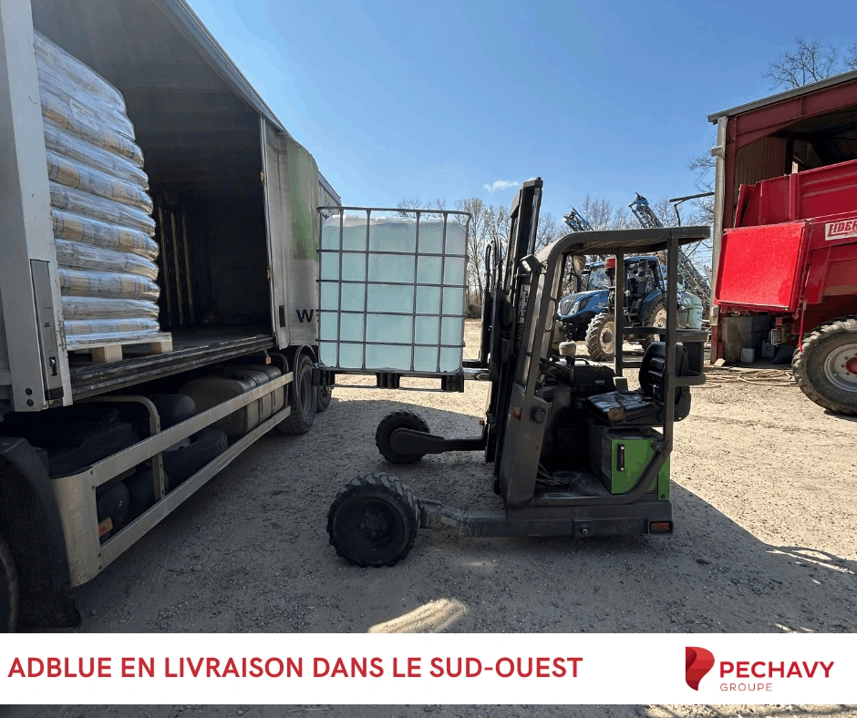 AdBlue en livraison dans le Sud-Ouest IBC AdBlue Péchavy