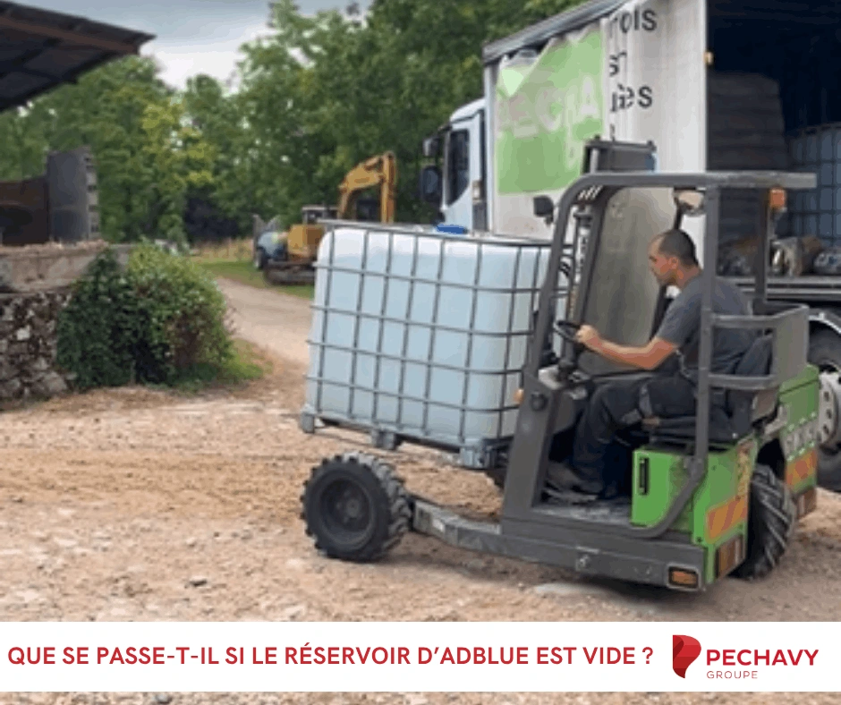 que se passe-t-il si le réservoir d'adblue est vide Pechavy Energie